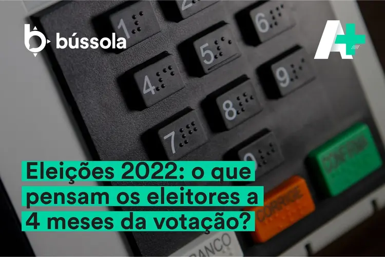 Podcast A+: Eleições 2022 – o que pensam os eleitores a 4 meses das urnas? (Bússola/Divulgação)
