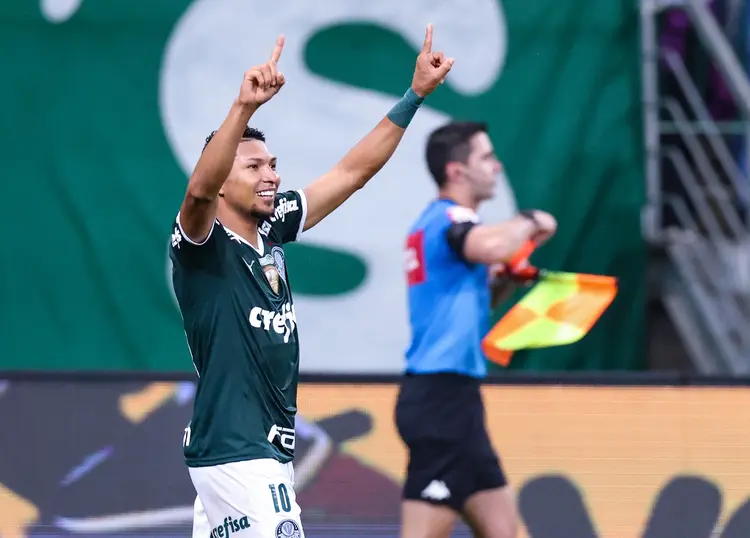 No primeiro turno, o Palmeiras quebrou um tabu e venceu o Coritiba no Couto Pereira (Alexandre Schneider/Getty Images)