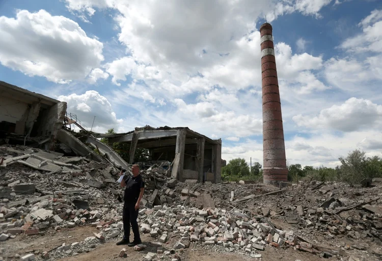 No fim de semana, projéteis atingiram áreas residenciais, um depósito de combustível e uma torre de energia em Belgorod, deixando ao menos três mortos (AFP/AFP)