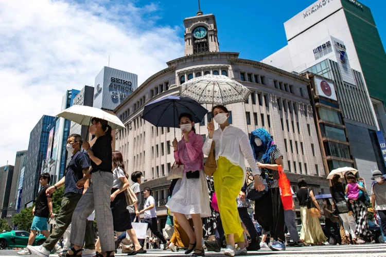 Japão: a partir desta terça, a entrada sem visto para visitantes de 68 países e territórios foi retomada. (Agence France-Presse/AFP)
