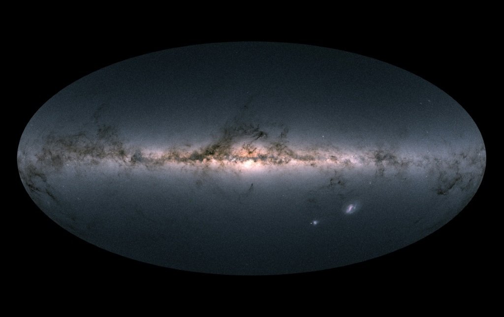 Como estão nos limites da galáxia, no chamado "halo" (a quase meio caminho da vizinha, Andrômeda, a 2,5 milhões de anos-luz), permitem que as medidas da Via Láctea sejam mais facilmente aferidas (AFP/AFP)