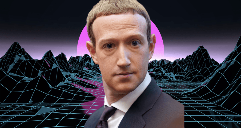 Mark Zuckerberg: desde que o fundador do Facebook decidiu mudar o nome da sua empresa para Meta, metaverso tem se popularizado (Montagem Felipe Alves/Imagem/Getty Images)