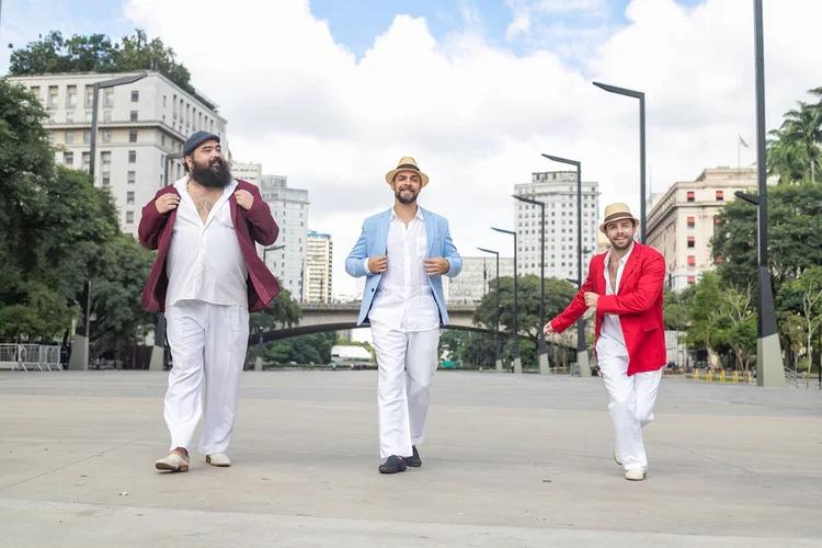 Trio Gato com Fome se apresenta no Revelando SP (Divulgação/Divulgação)