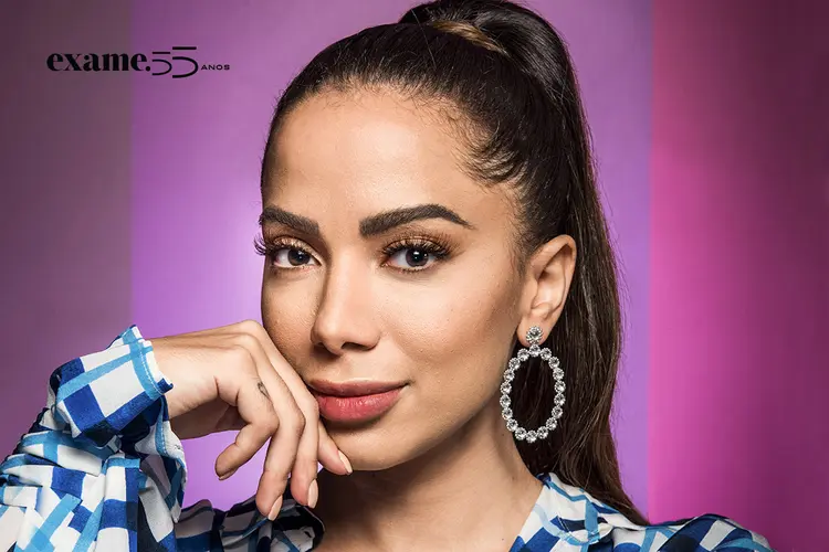 Além de mundialmente reconhecida por sua música, Anitta também é empresária, dona do próprio negócio e já ilustrou uma das capas da EXAME (Carol Gehlen/Exame)