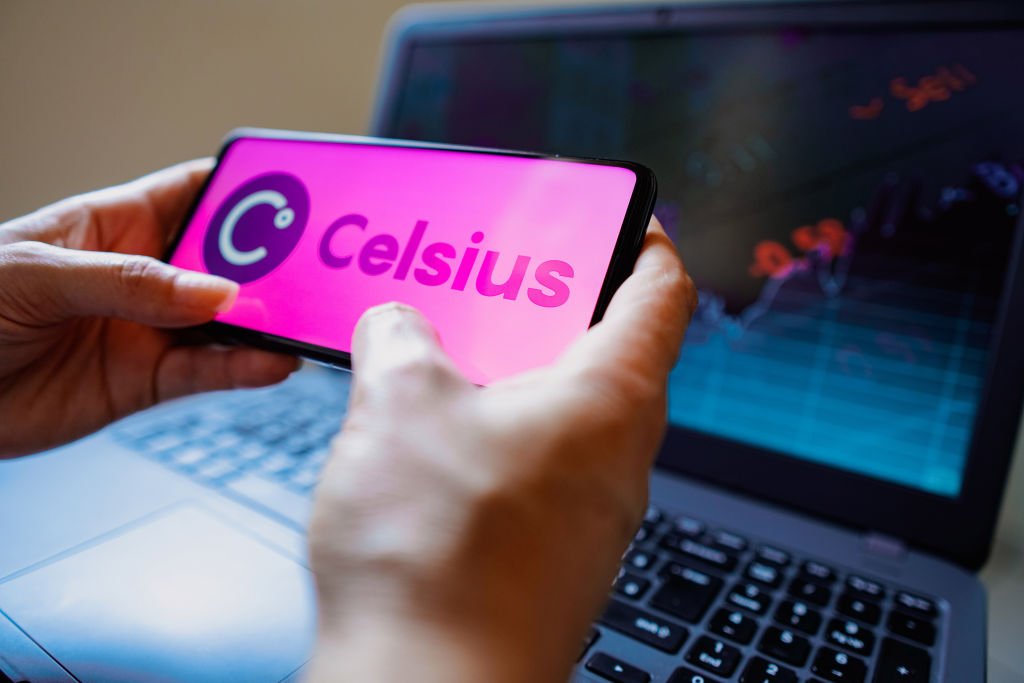 A Celsius Network, uma das maiores plataformas de empréstimo de criptomoedas do mundo, pediu recuperação judicial (SOPA Images/Getty Images)