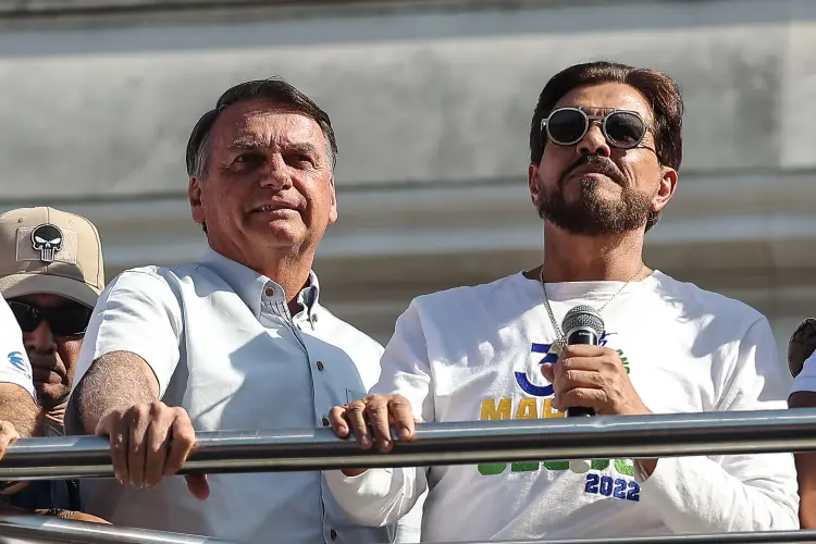 Jair Bolsonaro durante a Marcha para Jesus 2022 (Futura Press/Estadão Conteúdo)