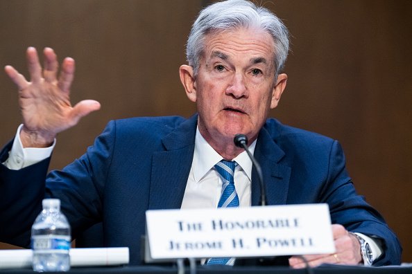 Jerome Powell, presidente do Federal Reserve (Tom Williams/CQ-Roll Call, Inc/Getty Images)