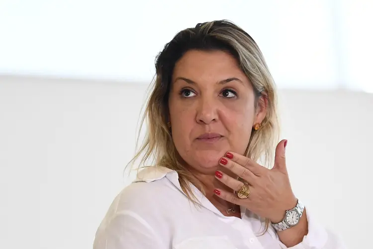 Daniella Marques: a presidente disse ainda que vai reestruturar o canal de denúncias do banco estatal, ligado à vice-presidência (EVARISTO SA/AFP/Getty Images)