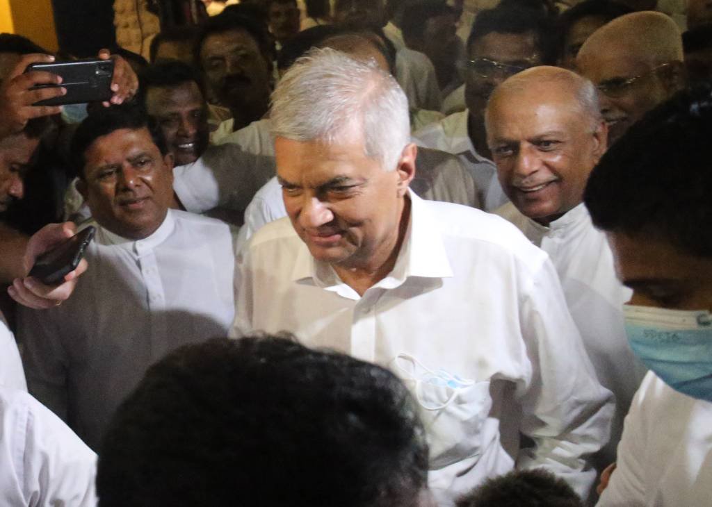 Sri Lanka: novo presidente tomou posse em uma cerimônia altamente vigiada no prédio do Parlamento (Pradeep Dambarage/Getty Images)