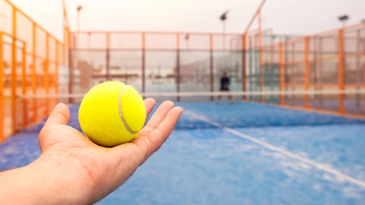 Padel: o número de buscas pelo esporte no Google aumentou em 300% (RECSTOCKFOOTAGE/Getty Images)