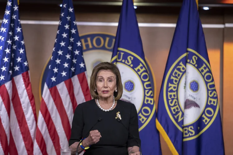 Nancy Pelosi: uma das figuras políticas mais importantes dos Estados Unidos, planeja viajar para Taiwan no próximo mês (Tasos Katopodis/Getty Images)