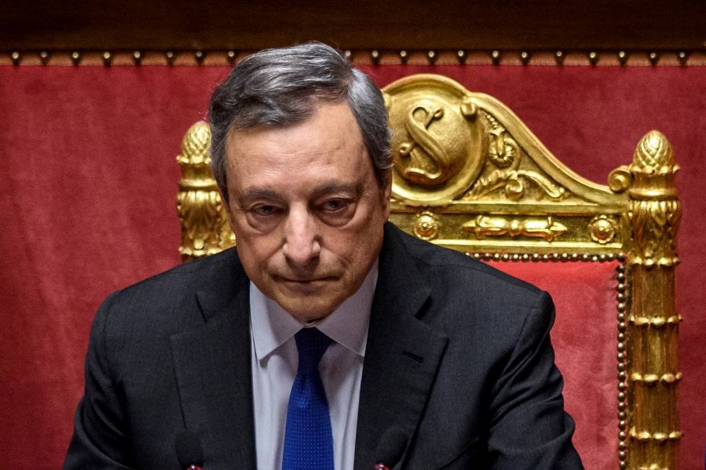 Primeiro-ministro Mario Draghi propõe novo 'pacto' de governo para Itália