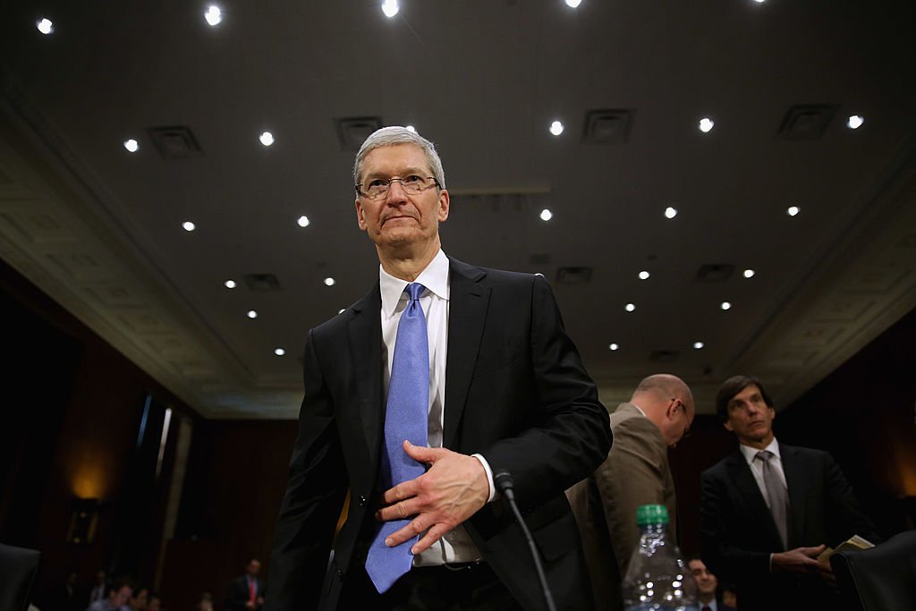 CEO da Apple, Tim Cook: executivo se tornou um visitante frequente de Washington (Chip Somodevilla/Getty Images)