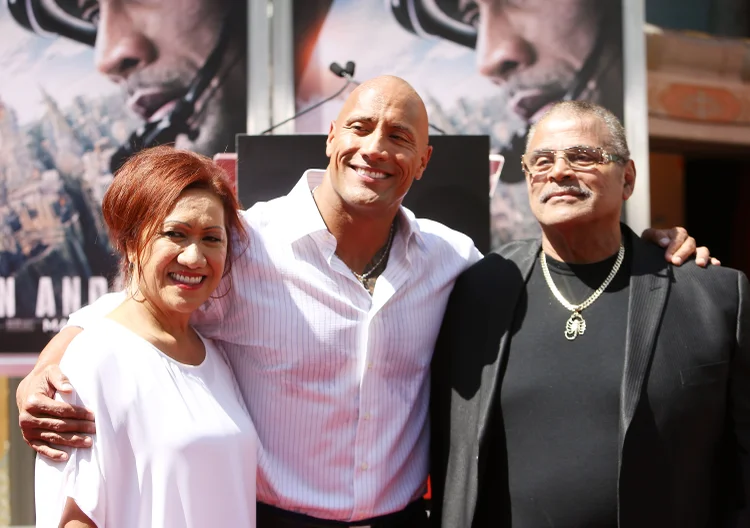 Rocky Soulman Johnson, pai do ator teve cinco filhos do primeiro casamento (Michael Tran/FilmMagic/Getty Images)