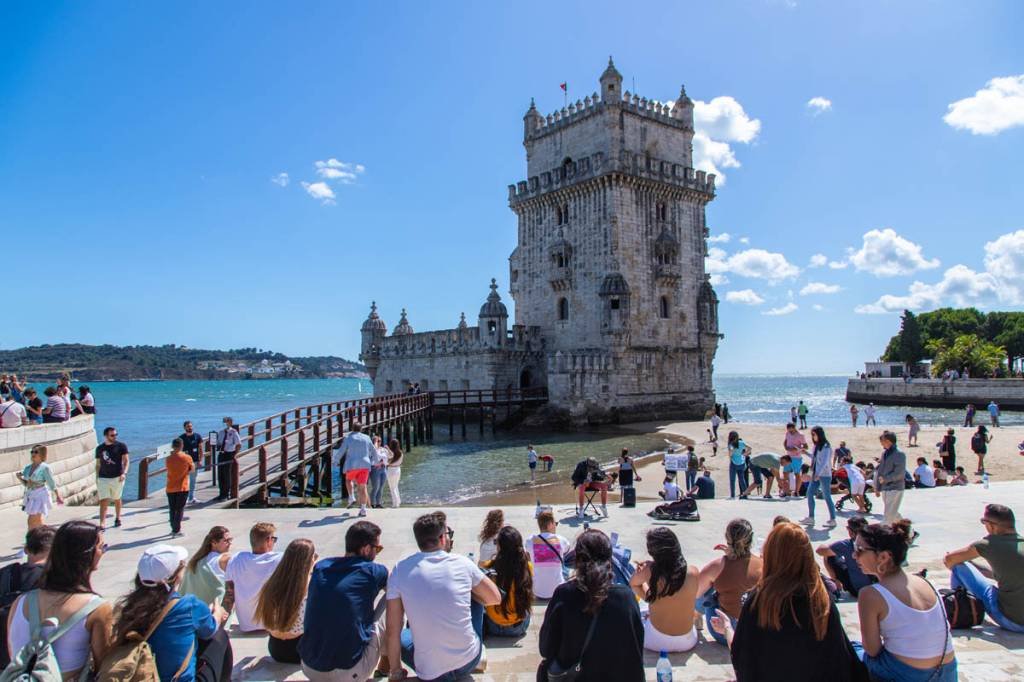 Mapa turístico de Portugal: atracções turísticas e monumentos de