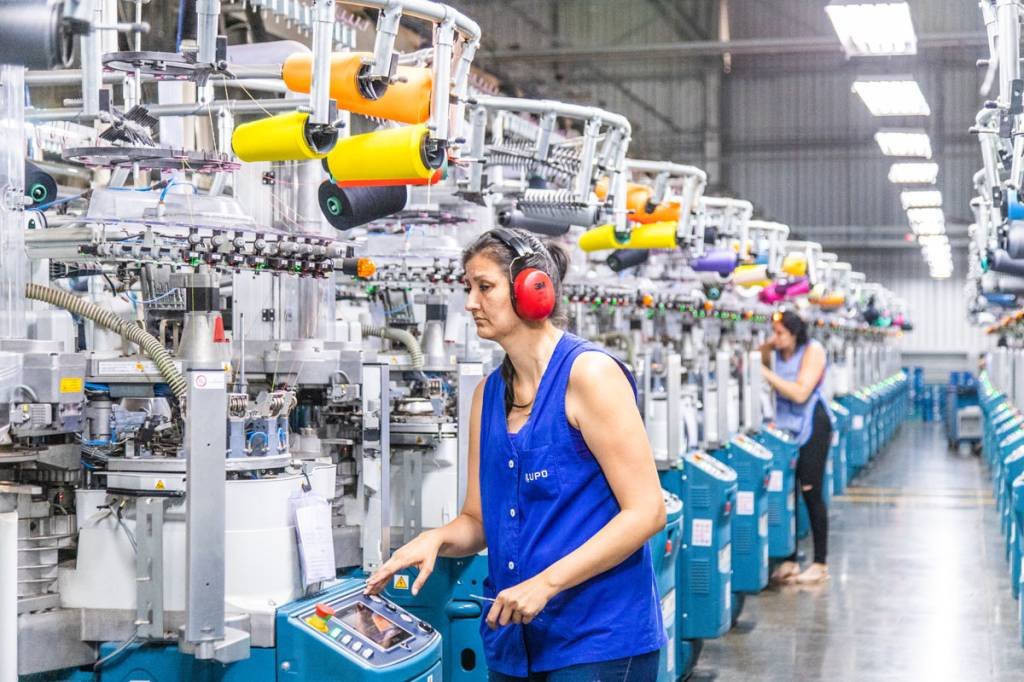 Produção industrial: Em relação aos bens de consumo, a produção registrou alta de 0,4% (Leandro Fonseca/Exame)