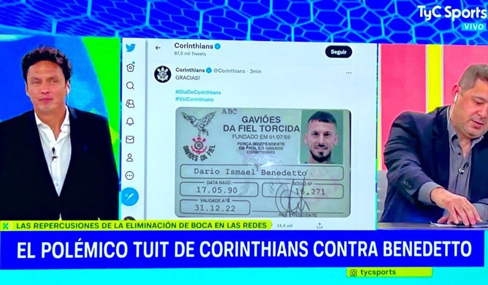 Antes de perder pênaltis contra Corinthians, Benedetto só errou uma vez  pelo Boca Juniors