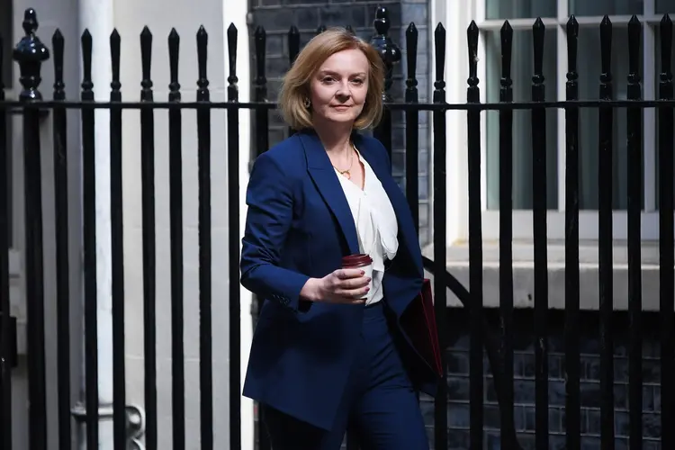 A ministra das Relações Exteriores, LIz Truss (Chris J. Ratcliffe/Bloomberg/Getty Images)