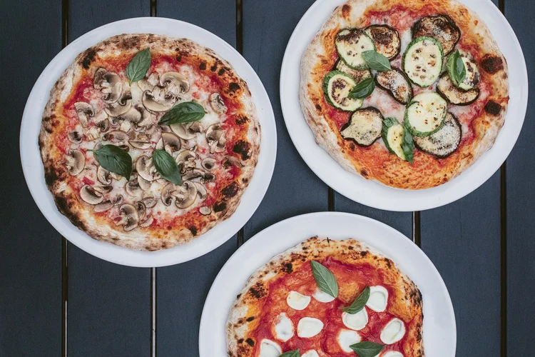 Pizzas do Gero Panini. (Bruno Geraldi/Divulgação)