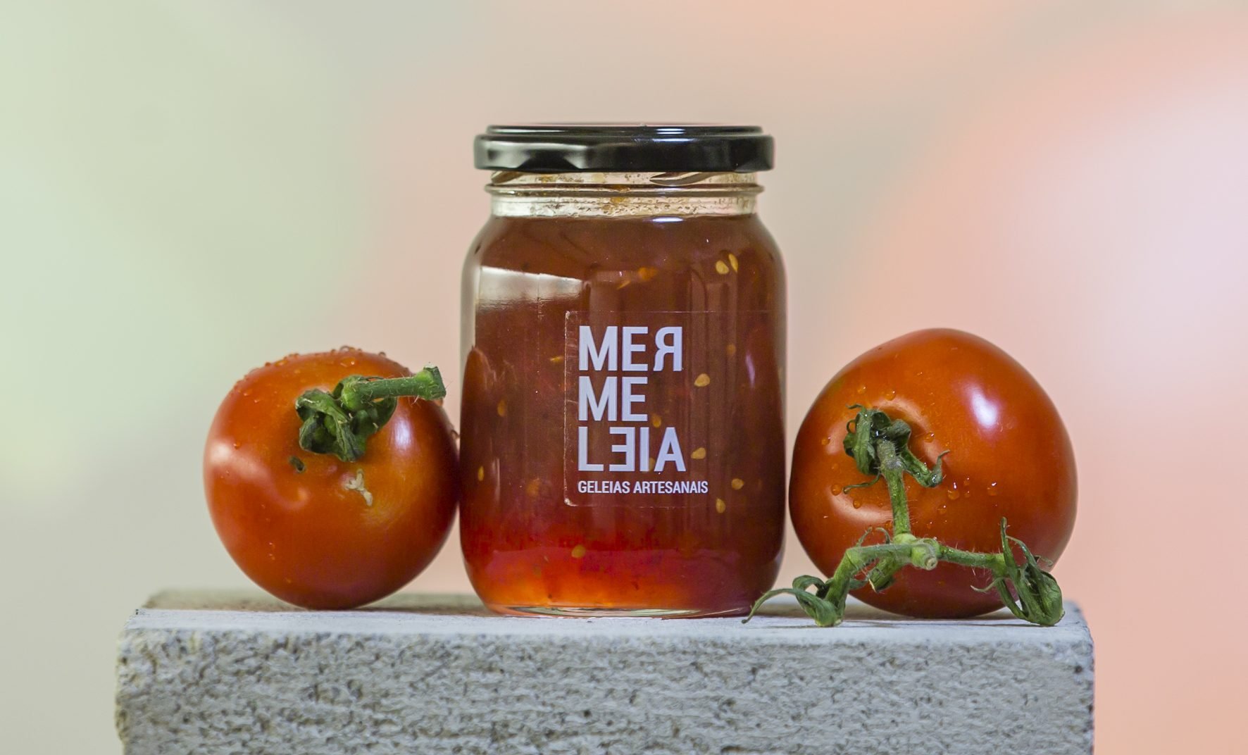 Geleia da Mermeleia sabor tomate com marken
