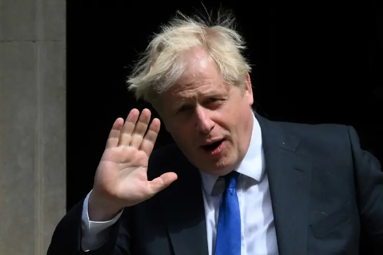 Boris Johnson: Johnson permanecerá no cargo à frente do governo até que seu sucessor seja escolhido.  (AFP/AFP)