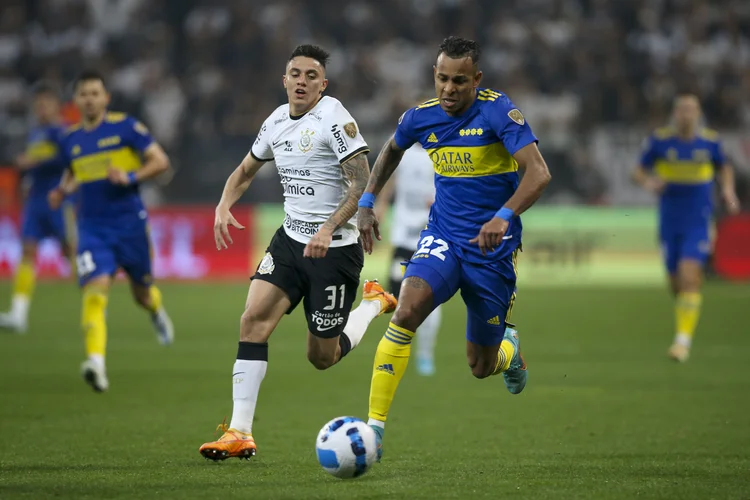 Corinthians: Caso consiga vencer o time argentino, o Corinthians poderá comemorar a sua quinta classificação para as quartas da Libertadores (Alexandre Schneider/Getty Images)