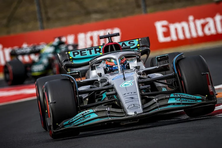 Equipe Mercedes vive momento de recuperação nas últimas corridas e se firma como terceira força na temporada (ANP/Getty Images)