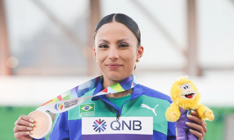 A atleta Letícia Oro Melo. (Carol Coelho/CBAt/Agência Brasil)