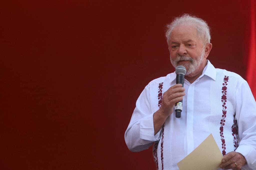 A agitação da “salvação da democracia” tem ajudado Lula a agregar apoio político (RAFAELA ARAUJO/AFP/Getty Images)