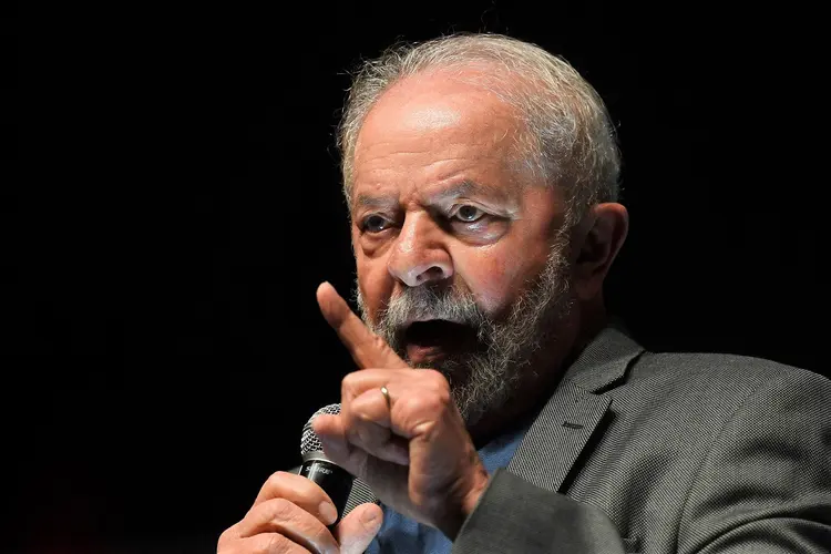Lula: A assessoria do ex-presidente afirmou que a frase foi “completamente descontextualizada” no relatório ucraniano (EVARISTO SA/AFP/Getty Images)