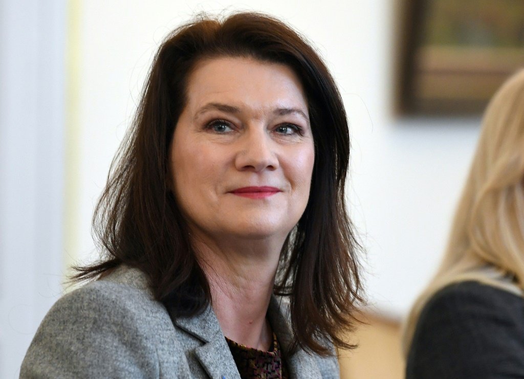 Ministra das Relações Exteriores da Suécia, Ann Linde: anúncio da intenção da Suécia e da Finlândia de aderir à aliança militar provocou um veto inicial da Turquia (AFP/AFP)
