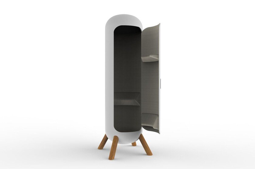 Projeto de cama vertical da Itoki (Itoki Corp/Reprodução)