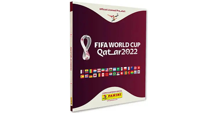Álbum da Copa do Mundo 2022 deve chegar às bancas hoje (Panini/Reprodução)
