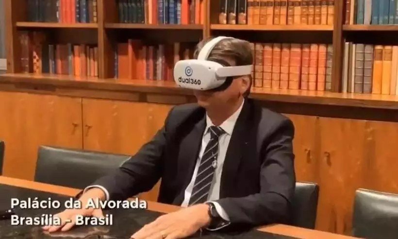 Bolsonaro faz primeira reunião no metaverso em encontro virtual com ministro das Comunicações