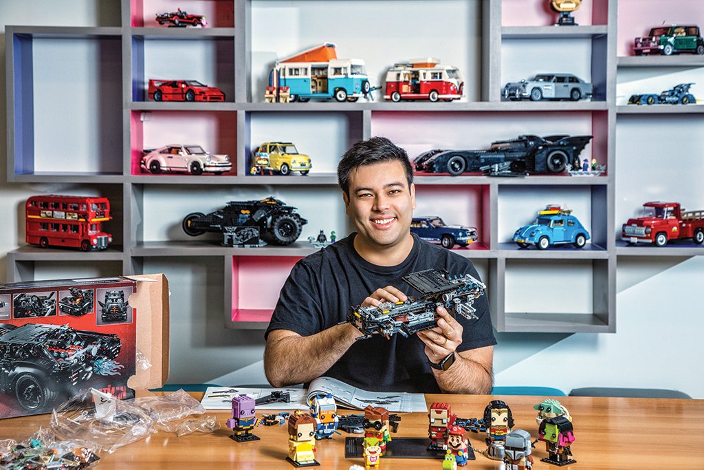 Conheça o CEO que leva Lego a sério: são 80 coleções que somam R$ 82 mil