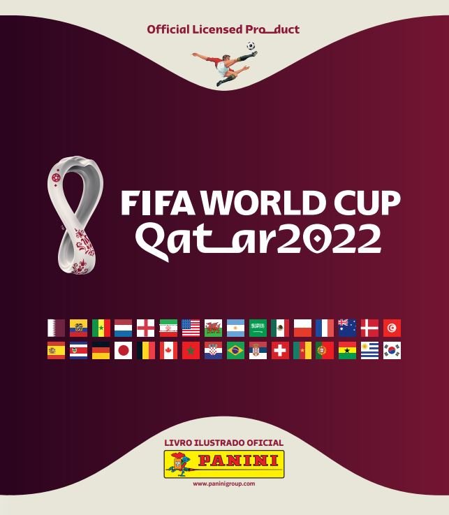 Álbum da Copa do Mundo 2022 terá figurinhas com imagens em