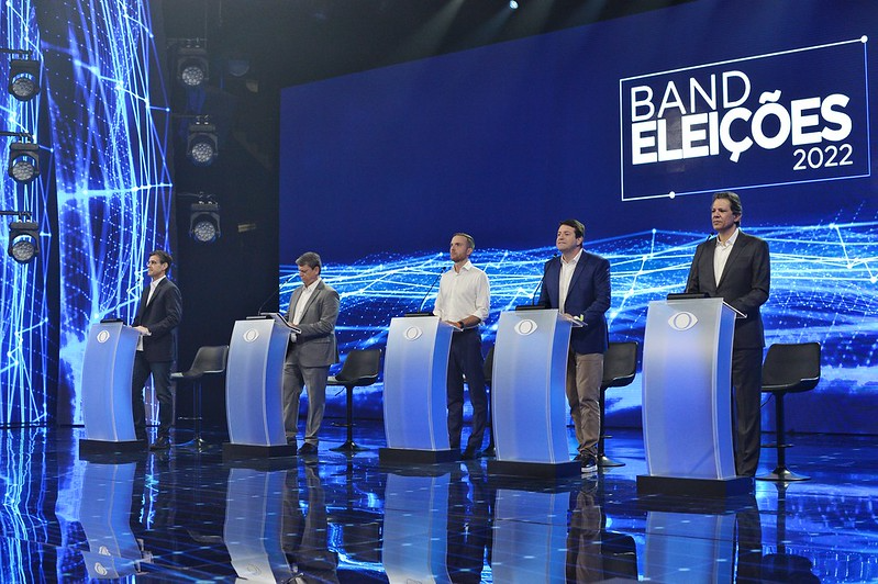 Eleições 2022: Debate dos candidatos a Governo de São Paulo, ocorreu neste domingo, 7, (Band/Divulgação)