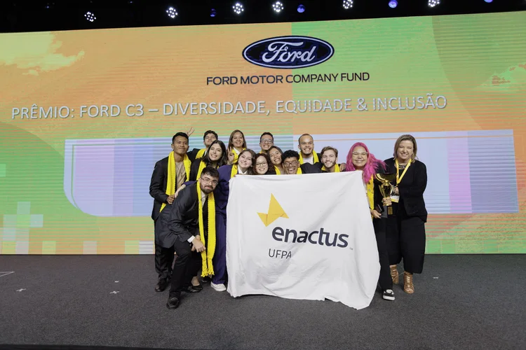 Anúncio dos vencedores foi feito durante o Evento Nacional da Enactus (Ford Enactus/Divulgação)