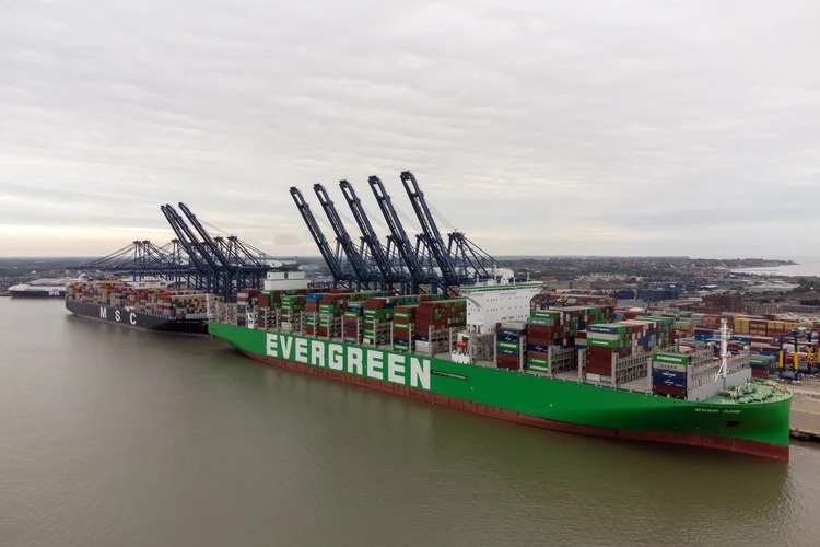 Esta é a segunda greve em Felixstowe (Joe Giddens/Getty Images)