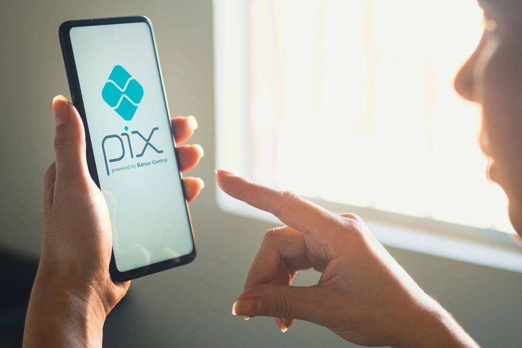 Pix foi lançado em novembro de 2020 pelo Banco Central (Rafael Henrique/SOPA/Getty Images)