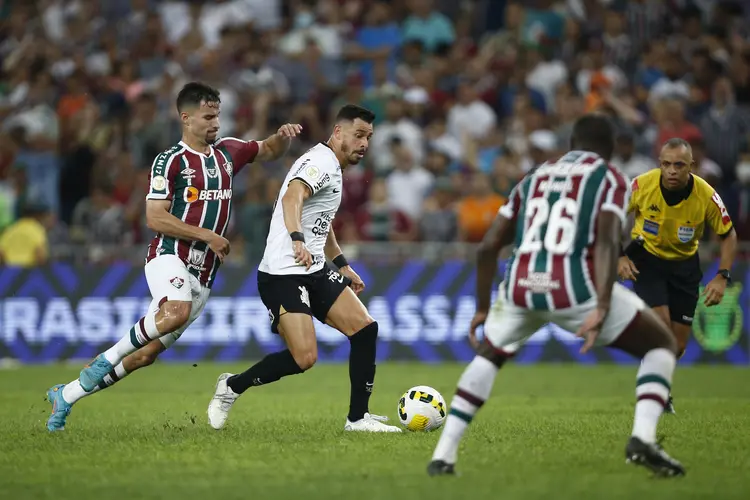 As equipes se enfrentaram pelo Brasileirão e o Fluminense saiu vitorioso (Wagner Meier/Getty Images)