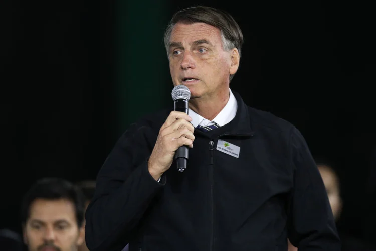 SAO PAULO, BRAZIL - JULY 25: President of Brazil Jair Bolsonaro speaks during the opening day of Global Agribusiness Forum 2022 on July 25, 2022 in Sao Paulo, Brazil. (Photo by Rodrigo Paiva/Getty Images) (Rodrigo Paiva/Getty Images)