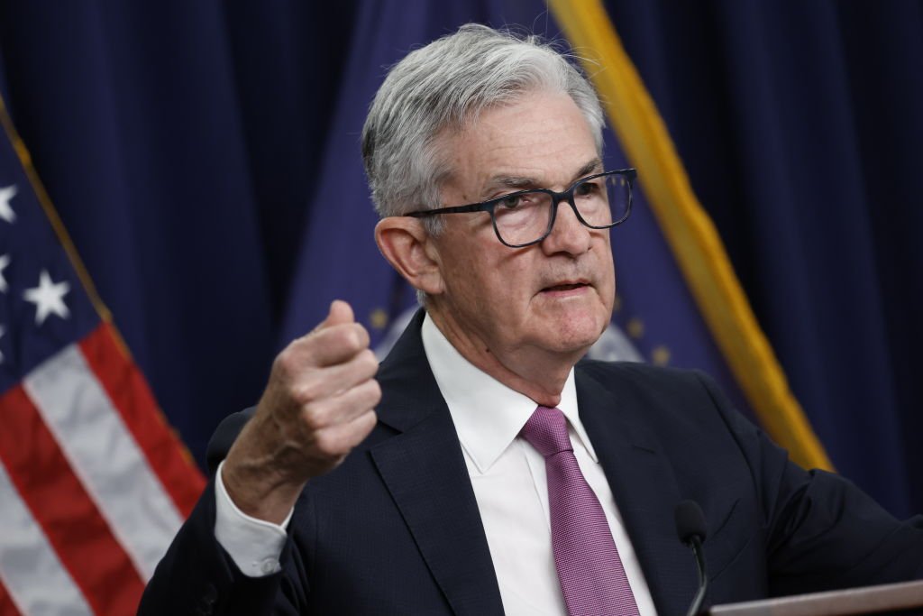 Jerome Powell: investidores aguardam discurso que será às 15h30 (Ting Shen/Bloomberg via/Getty Images)