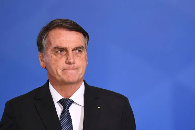 Jair Bolsonaro: Em janeiro de 2021, o Palácio do Planalto impôs sigilo de até 100 anos nos dados do cartão de vacinação do então presidente (EVARISTO SA/AFP/Getty Images)