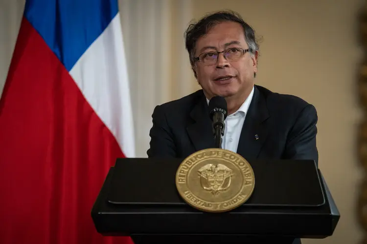 Gustavo Petro, presidente da Colômbia (Nathalia Angarita/Getty Images)