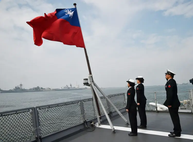 EUA-Taiwan: a declaração é dada após negociações in loco em Taipé, entre os dias 14 e 17 (MANDY CHENG/AFP/Getty Images)