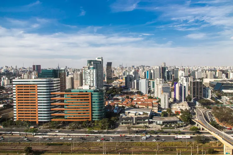 Vista aérea de São Paulo: IPR de junho volta a subir após três meses de baixa (Leandro Fonseca/Exame)