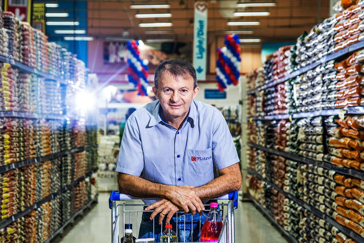 ILSON MATEUS RODRIGUES - CEO do Grupo Mateus em um dos supermercados do grupo em São Luis do Maranhão
Foto: Leandro Fonseca
data: 28/09/2021