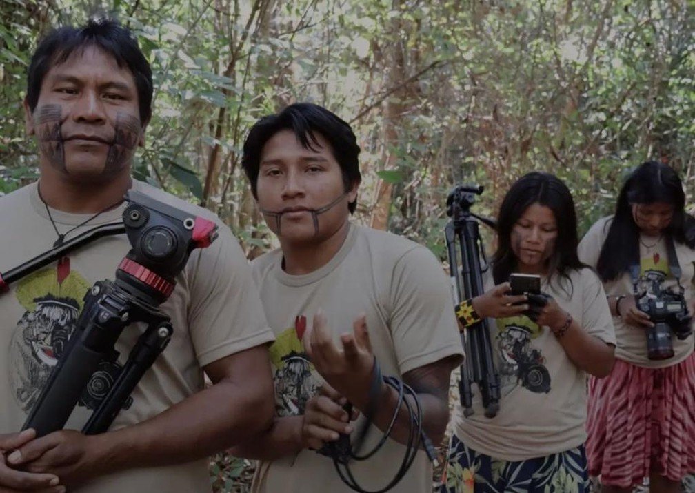 Indígenas aprenderam sobre audiovisual em 13 dias e produziram série documental (Instituto Raoni/Divulgação)