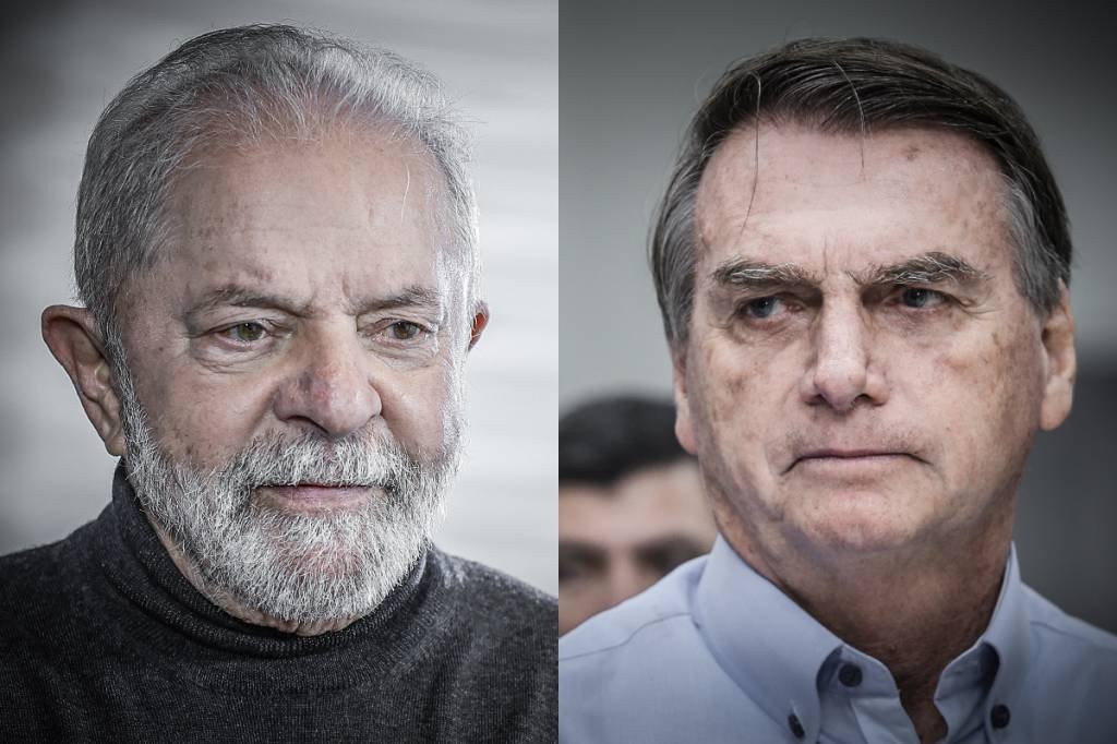 Lula e Bolsonaro: disputa no Sudeste apertada. (Ricardo Stuckert/Adenir Britto/PMSJC/Divulgação)